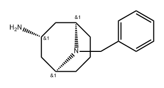 (Meso-1R,3S,5S)-9-Benzyl-9-Azabicyclo[3.3.1]Nonan-3-Amine(WX120381) 구조식 이미지