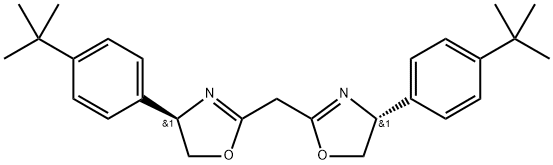 Oxazole, 2,2'-methylenebis[4-[4-(1,1-dimethylethyl)phenyl]-4,5-dihydro-, (4R,4'R)- (9CI) Structure