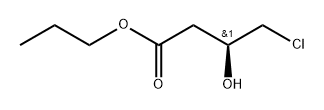 Propyl (3S)-4-chloro-3-hydroxybutanoate Structure