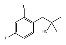 1-(2,4-Difluorophenyl)-2-methylpropan-2-ol Structure