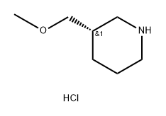 Piperidine, 3-(methoxymethyl)-, hydrochloride (1:1), (3S)- 구조식 이미지