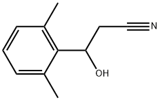 β-Hydroxy-2,6-dimethylbenzenepropanenitrile Structure