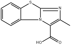 2-methylimidazo<2,1-b>benzothiazole-3-carboxylic acid Structure