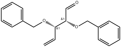 L-threo-Pent-4-enose, 4,5-dideoxy-2,3-bis-O-(phenylmethyl)- Structure