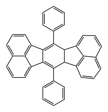 6a,14a-dihydro-7,14-diphenylacenaphtho[1,2-k]fluoranthene Structure