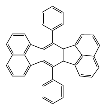 6a,14a-dihydro-7,14-diphenylacenaphtho[1,2-k]fluoranthene 구조식 이미지