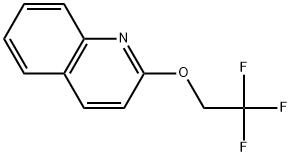 Quinoline, 2-(2,2,2-trifluoroethoxy)- Structure