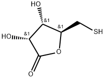 5-deoxy-5-thio-D-ribono-1,4-lactone 구조식 이미지