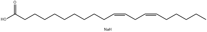 11,14-Eicosadienoic acid, sodium salt, (Z,Z)- (9CI) Structure