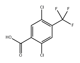 2,5-Dichloro-4-(trifluoromethyl)benzoic acid Structure