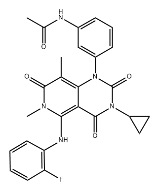 Deiodo Trametinib Structure