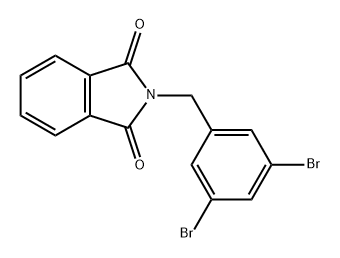 2-(3,5-dibromobenzyl)isoindoline-1,3-dione Structure