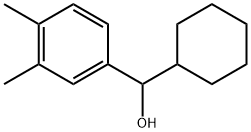 α-Cyclohexyl-3,4-dimethylbenzenemethanol Structure