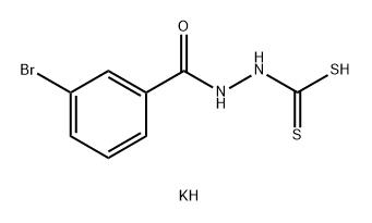 Benzoic acid, 3-bromo-, 2-(dithiocarboxy)hydrazide, monopotassium salt (9CI) 구조식 이미지