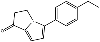 5-(4-Ethylphenyl)-2,3-dihydro-1H-pyrrolizin-1-one Structure