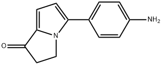 5-(4-Aminophenyl)-2,3-dihydro-1H-pyrrolizin-1-one Structure