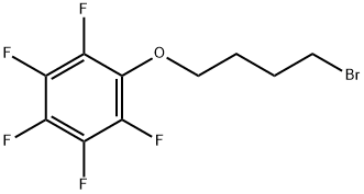 1-(4-Bromobutoxy)-2,3,4,5,6-pentafluorobenzene Structure