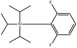 1,3-Difluoro-2-[tris(1-methylethyl)silyl]benzene Structure