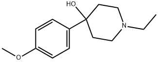 1-Ethyl-4-(4-methoxyphenyl)-4-piperidinol Structure