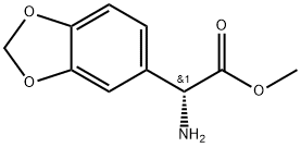 methyl (R)-2-amino-2-(benzo[d][1,3]dioxol-5-yl)acetate Structure