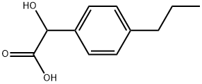 α-Hydroxy-4-propylbenzeneacetic acid Structure