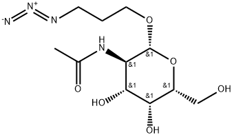 β-D-Galactopyranoside, 3-azidopropyl 2-(acetylamino)-2-deoxy- Structure