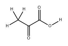 Propanoic-3,3,3-d3 acid-d, 2-oxo- (9CI) Structure