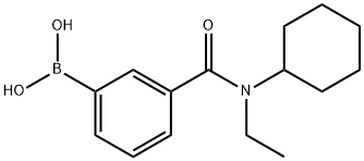 Boronic acid, B-[3-[(cyclohexylethylamino)carbonyl]phenyl]- Structure