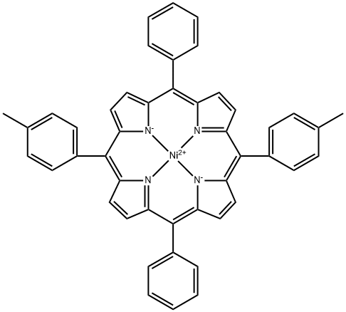 [5,15-Bis(4-methylphenyl)-10,20-diphenyl-21H,23H-porphinato(2-)-κN21,κN22,κN23,κN24]-, (SP-4-1)nickel Structure