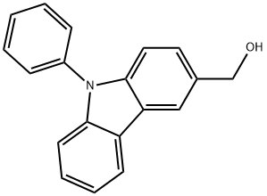 (9-Phenyl-9H-carbazol-3-yl)methanol Structure