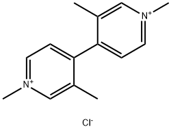 4,4''-Bipyridinium, 1,1'',3,3''-tetramethyl-, dichloride Structure