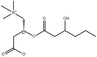 3-Hydroxyhexanoyl carnitine Structure