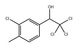 2,2,2-Trichloro-1-(3-chloro-4-methylphenyl)ethanol 구조식 이미지