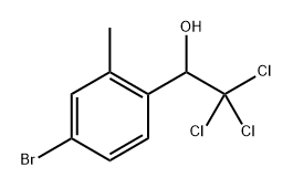 1-(4-Bromo-2-methylphenyl)-2,2,2-trichloroethanol Structure