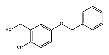 (5-(Benzyloxy)-2-chlorophenyl)methanol Structure