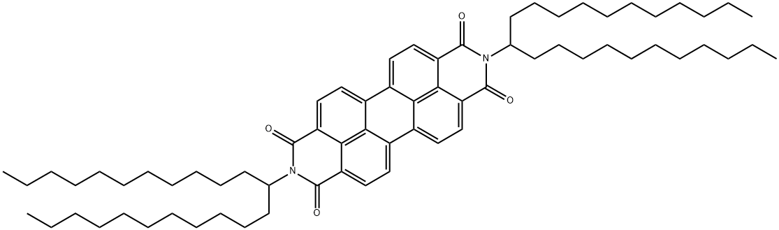 2,9-di(tricosan-12-yl)anthra[2,1,9-def:6,5,10-d'e'f']diisoquinoline-1,3,8,10(2H,9H)-tetraone Structure