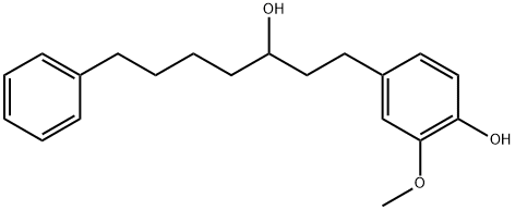 Benzenepentanol, α-[2-(4-hydroxy-3-methoxyphenyl)ethyl]- Structure