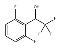 Benzenemethanol, 2,6-difluoro-a-(trifluoromethyl)- Structure