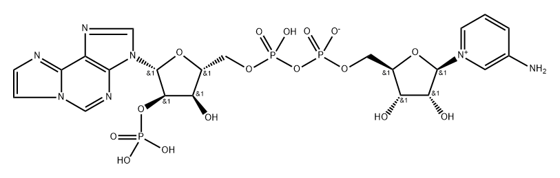 3-aminopyridine-1,N(6)-ethenoadenine dinucleotide phosphate Structure