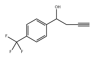 1-(4-(Trifluoromethyl)phenyl)but-3-yn-1-ol Structure