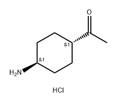 Ethanone, 1-(trans-4-aminocyclohexyl)-, hydrochloride (1:1) 구조식 이미지