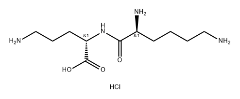 Lysyl ornithine monohydrochloride Structure