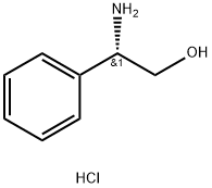 Benzeneethanol, β-amino-, hydrochloride (1:1), (βS)- Structure