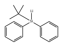 Lithium, [(1,1-dimethylethyl)diphenylsilyl]- Structure