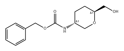 D-erythro-Hexitol, 1,5-anhydro-2,3,4-trideoxy-2-[[(phenylmethoxy)carbonyl]amino]- Structure