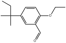 5-(1,1-Dimethylpropyl)-2-ethoxybenzaldehyde Structure