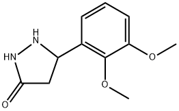 5-(2,3-Dimethoxyphenyl)pyrazolidin-3-one Structure