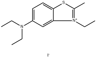 Benzothiazolium, 5-(diethylamino)-3-ethyl-2-methyl-, iodide (1:1) Structure