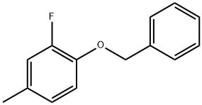 1-(benzyloxy)-2-fluoro-4-methylbenzene Structure