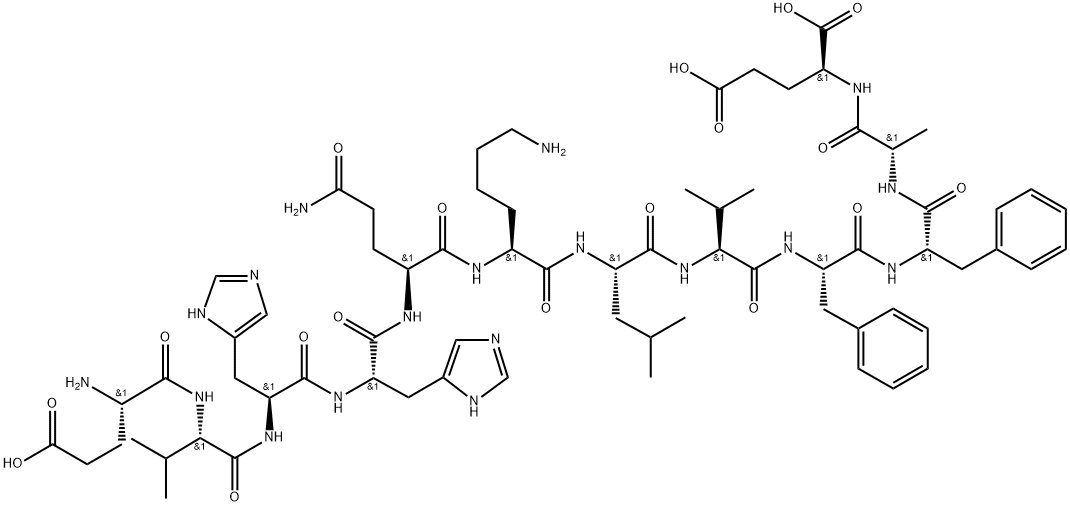 β- Amyloid (11-22) 구조식 이미지